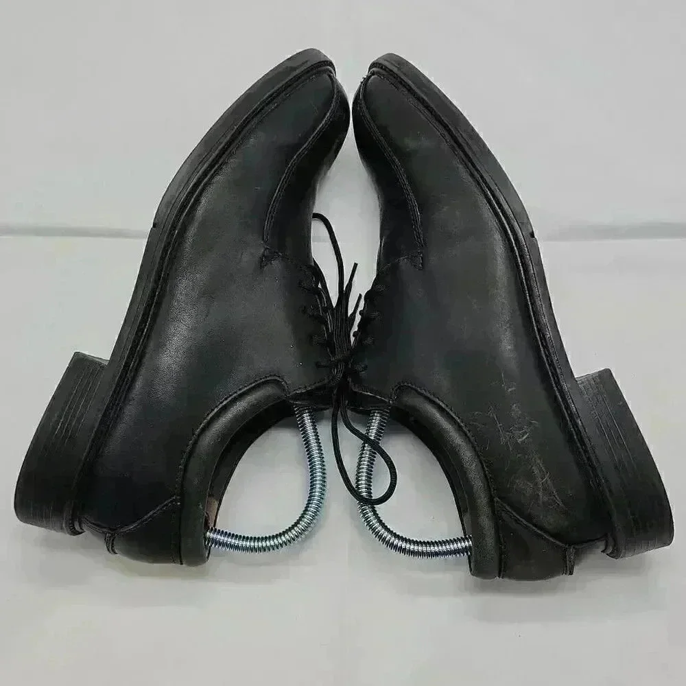 Nunn Bush Mens Black Marcell Lace Up Bike Toe Leather Oxford Dress Shoes Size 8M - Picture 11 of 13